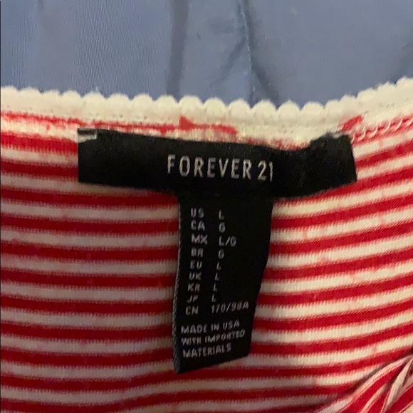 forever 21 crop top size Large - Picture 2 of 2